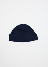 AFENDS Mens Thc - Wharfie Beanie - Deep Sea - Afends mens thc   wharfie beanie   deep sea