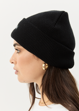 AFENDS Mens Hometown - Beanie - Black - Afends mens hometown   beanie   black
