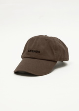 AFENDS Womens Daylight - Panelled Cap - Coffee - Afends womens daylight   panelled cap   coffee