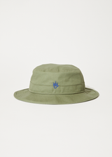 AFENDS Mens Flame - Bucket Hat - Olive - Afends mens flame   bucket hat   olive 