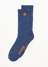 AFENDS Mens Flame - Socks Three Pack - Marlin - Afends mens flame   socks three pack   marlin 