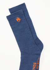 AFENDS Mens Flame - Socks Three Pack - Marlin - Afends mens flame   socks three pack   marlin 