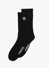 AFENDS Mens Happy - Socks One Pack - Black - Afends mens happy   socks one pack   black