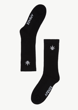 AFENDS Mens Happy - Socks One Pack - Black - Afends mens happy   socks one pack   black