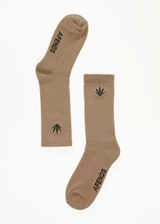 AFENDS Mens Happy - Socks One Pack - Elmwood - Afends mens happy   socks one pack   elmwood