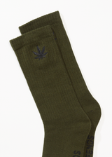 AFENDS Mens Happy - Socks One Pack - Military - Afends mens happy   socks one pack   military 