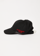 AFENDS Mens World Tour - Six Panel Cap - Stone Black - Afends mens world tour   six panel cap   stone black 