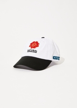 AFENDS Mens World - Six Panel Cap - White - Afends mens world   six panel cap   white 