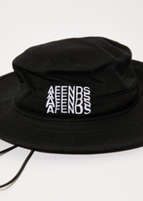 AFENDS Mens Limits - Bucket Hat - Black - Afends mens limits   bucket hat   black 
