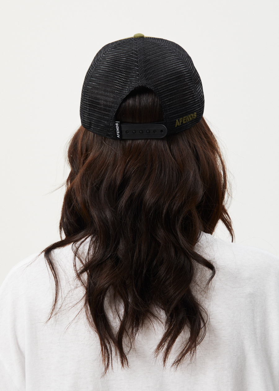 AFENDS Womens Gardening Club - Trucker Cap - Military 