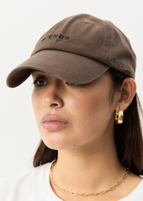 AFENDS Womens Daylight - Panelled Cap - Coffee - Afends womens daylight   panelled cap   coffee