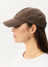 AFENDS Womens Daylight - Panelled Cap - Coffee - Afends womens daylight   panelled cap   coffee