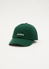 AFENDS Womens Daylight - Panelled Cap - Hunter Green - Afends womens daylight   panelled cap   hunter green