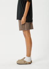 AFENDS Mens Hometown - Boxer Short - Coffee - Afends mens hometown   boxer short   coffee