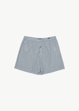 AFENDS Mens Intergalactic - Boxer Short - Navy Stripe - Afends mens intergalactic   boxer short   navy stripe