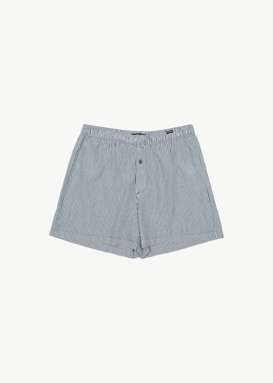 AFENDS Mens Intergalactic - Boxer Short - Navy Stripe