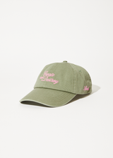 AFENDS Womens Create - Panelled Cap - Olive - Afends womens create   panelled cap   olive 