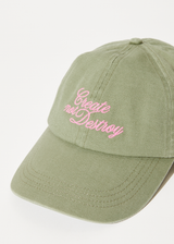 AFENDS Womens Create - Panelled Cap - Olive - Afends womens create   panelled cap   olive 