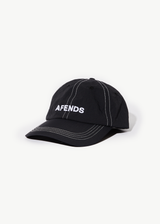 AFENDS Mens Vinyl - Six Panel Cap - Black - Afends mens vinyl   six panel cap   black 