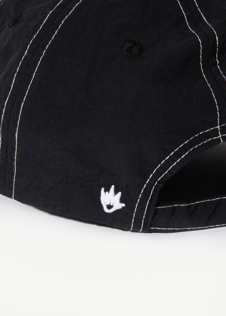 AFENDS Mens Vinyl - Six Panel Cap - Black 