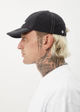 AFENDS Mens Vinyl - Six Panel Cap - Black - Afends mens vinyl   six panel cap   black 