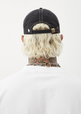 AFENDS Mens Vinyl - Six Panel Cap - Black - Afends mens vinyl   six panel cap   black 