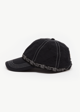 AFENDS Mens Bound - Six Panel Cap - Black - Afends mens bound   six panel cap   black 