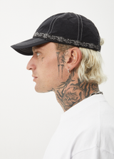 AFENDS Mens Bound - Six Panel Cap - Black - Afends mens bound   six panel cap   black 