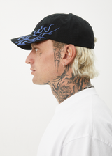 AFENDS Mens Scorched - Six Panel Cap - Black - Afends mens scorched   six panel cap   black 