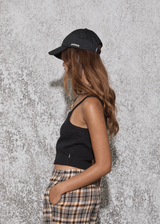 AFENDS Womens Cosmic - Panelled Cap - Black - Afends womens cosmic   panelled cap   black 