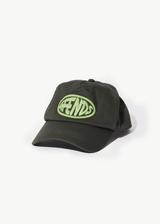 AFENDS Mens Frogga - Five Panel Cap - Charcoal - Afends mens frogga   five panel cap   charcoal 