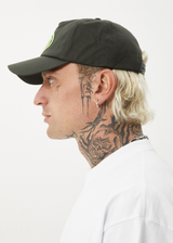 AFENDS Mens Frogga - Five Panel Cap - Charcoal - Afends mens frogga   five panel cap   charcoal 