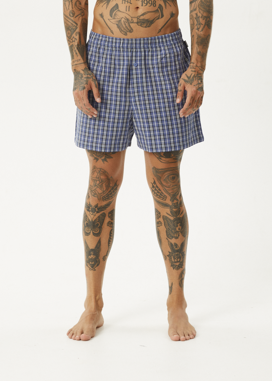 AFENDS Mens Shipwreck - Boxer Short - Marlin