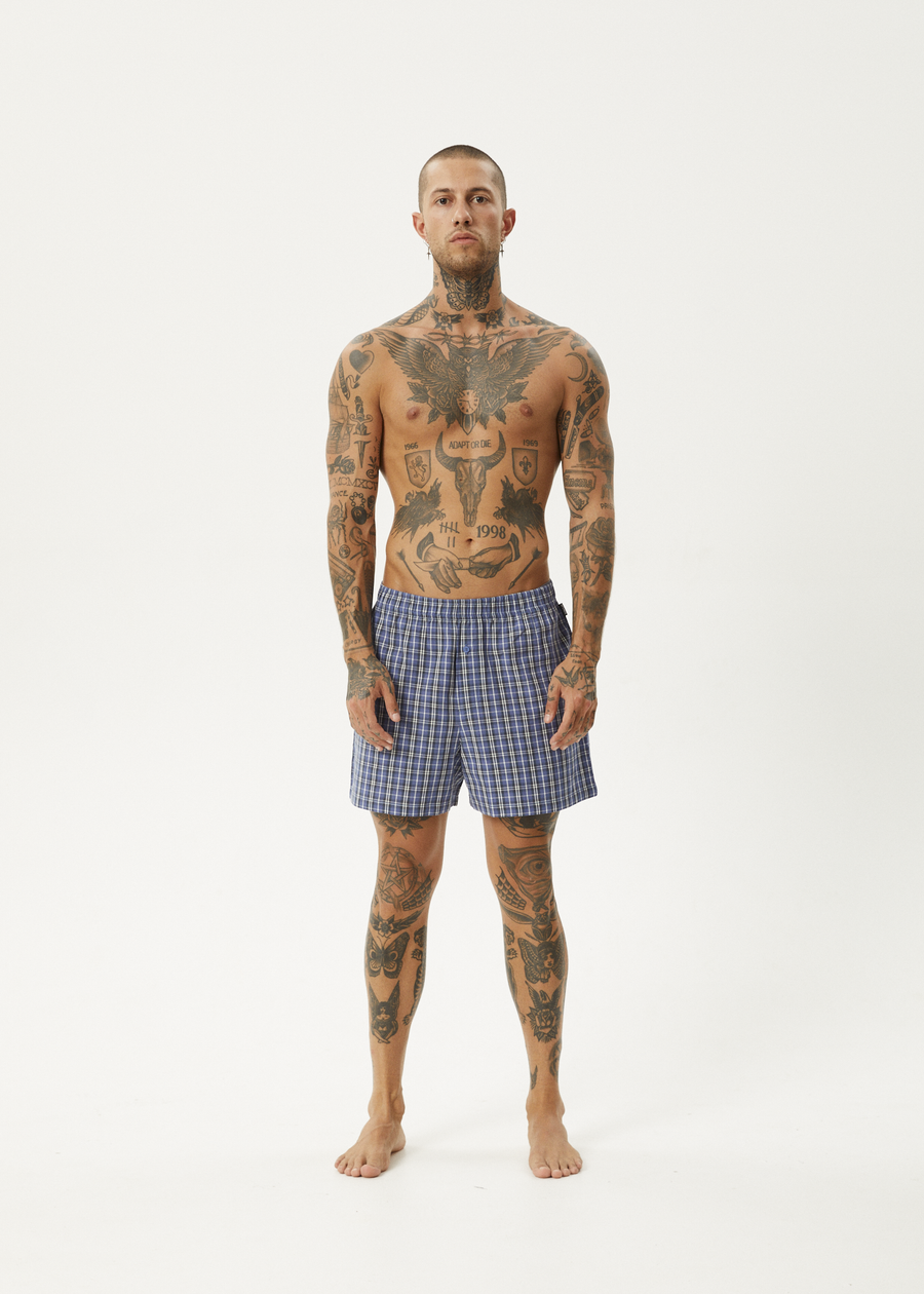AFENDS Mens Shipwreck - Boxer Short - Marlin