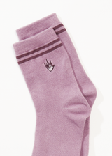 AFENDS Womens Inferno - Socks Two Pack - Grape - Afends womens inferno   socks two pack   grape 