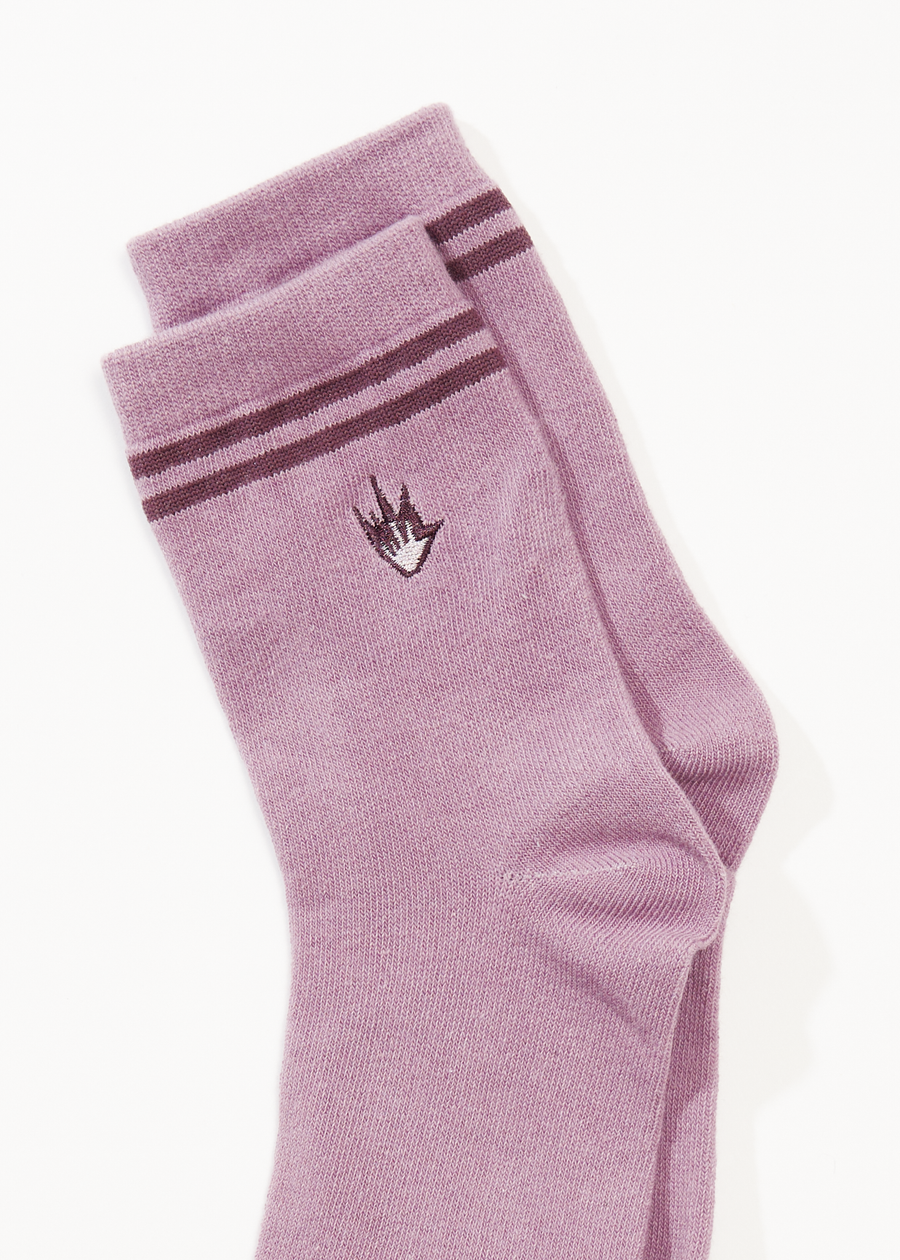 AFENDS Womens Inferno - Socks Two Pack - Grape 