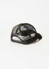 AFENDS Mens Byron Trip - Trucker Cap - Black - Afends mens byron trip   trucker cap   black 