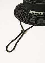 AFENDS Mens Repeater - Bucket Hat - Black - Afends mens repeater   bucket hat   black 