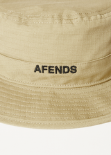AFENDS Mens Rip It Up - Bucket Hat - Boa - Afends mens rip it up   bucket hat   boa 