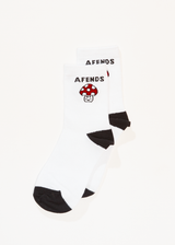 AFENDS Womens Garden Fresh - Socks Two Pack - White - Afends womens garden fresh   socks two pack   white 