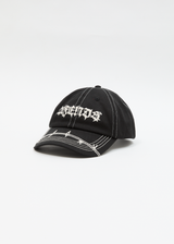 AFENDS Mens Thorny - Six Panel Cap - Black - Afends mens thorny   six panel cap   black 