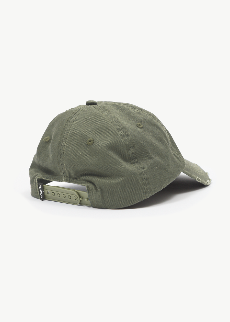 AFENDS Mens Genesis - Six Panel Cap - Washed Sycamore