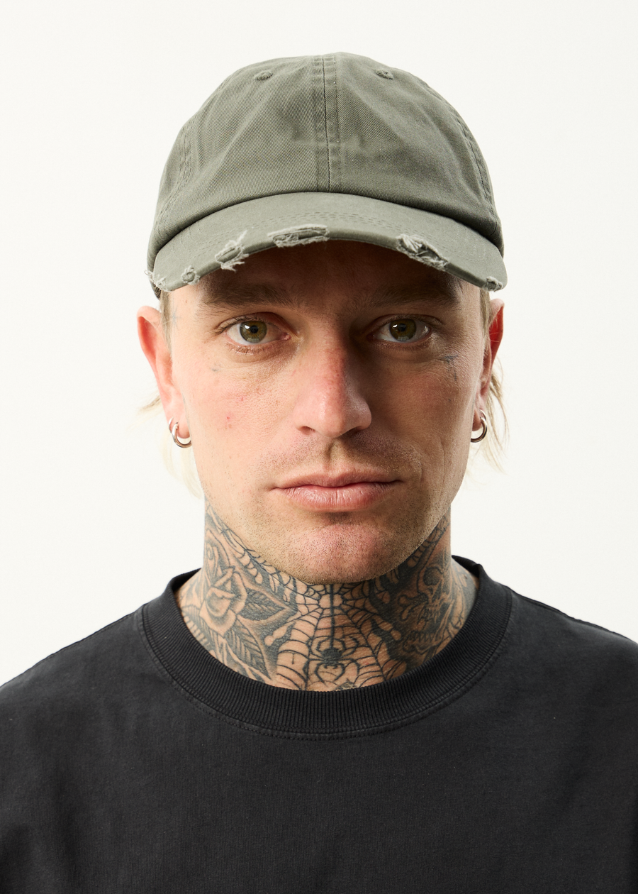 AFENDS Mens Genesis - Six Panel Cap - Washed Sycamore