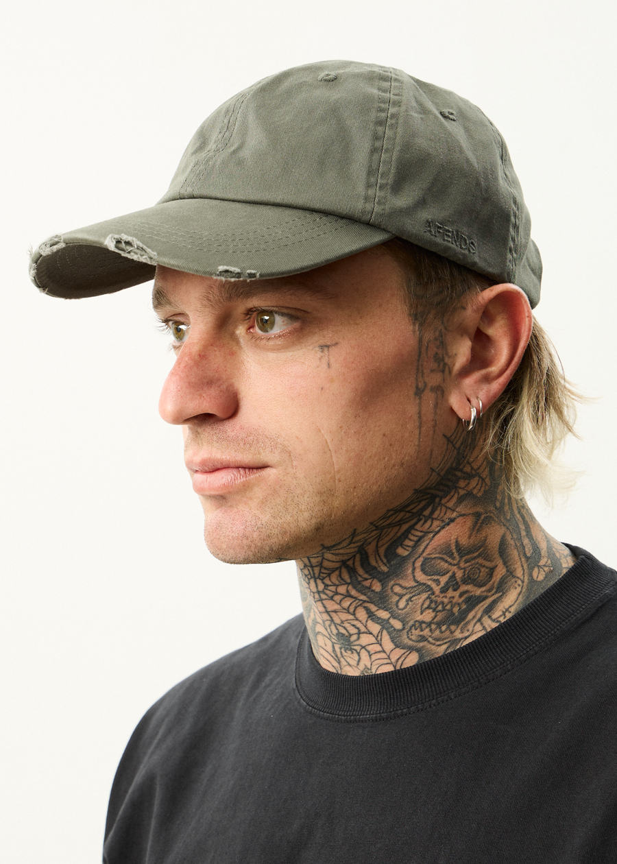 AFENDS Mens Genesis - Six Panel Cap - Washed Sycamore
