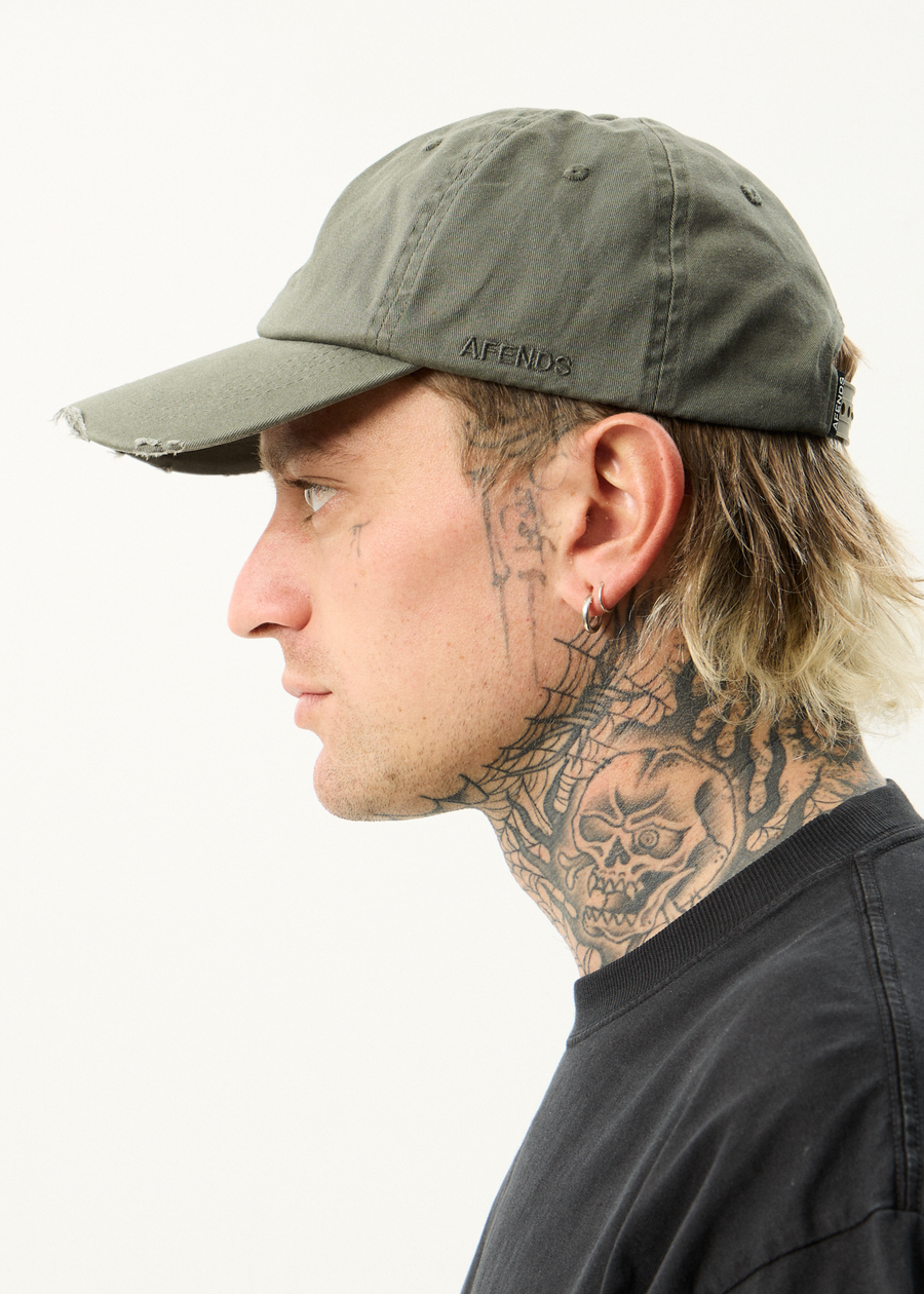 AFENDS Mens Genesis - Six Panel Cap - Washed Sycamore