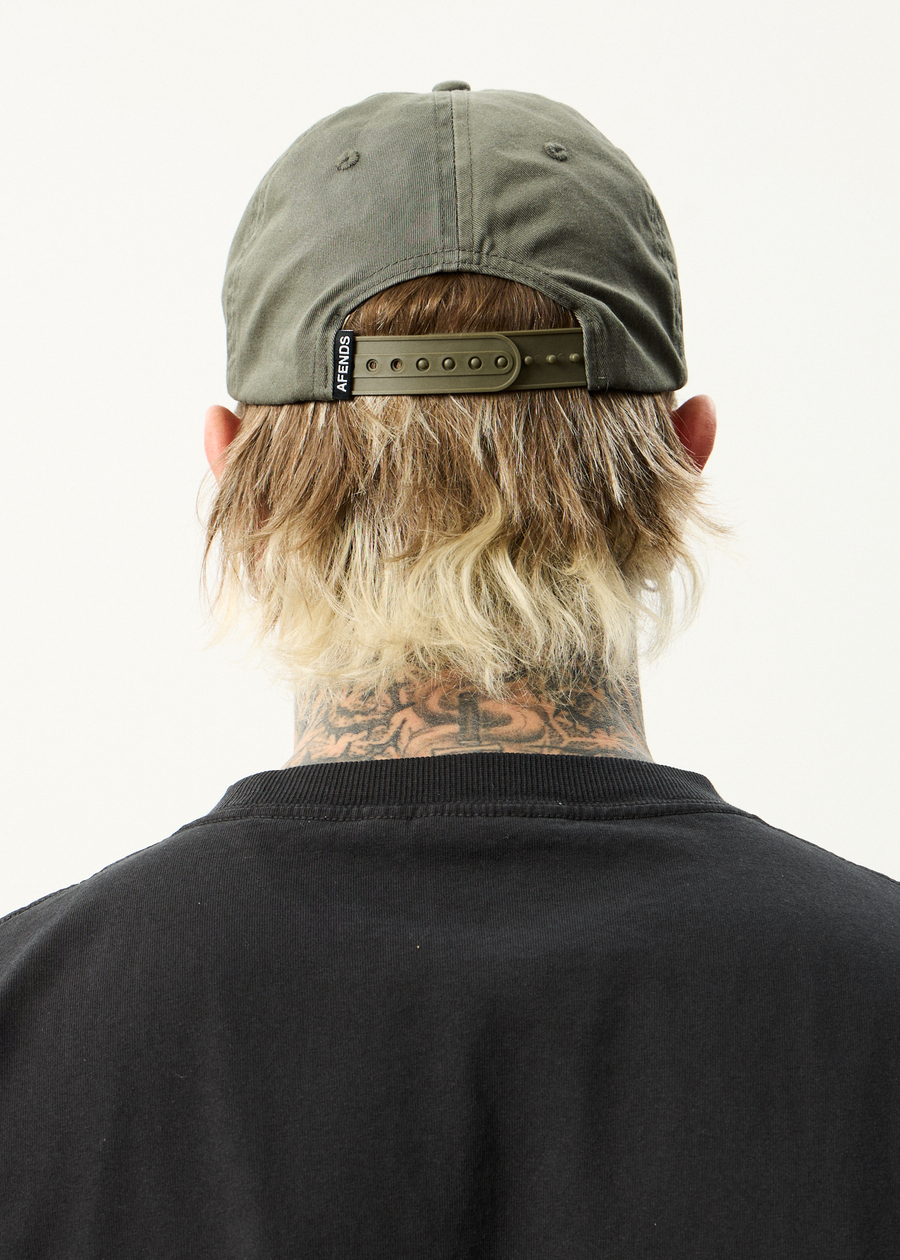 AFENDS Mens Genesis - Six Panel Cap - Washed Sycamore