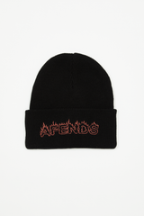AFENDS Mens Ember - Beanie - Black - Afends mens ember   beanie   black