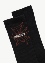 AFENDS Mens Art Two Pack - Socks Two Pack - Black - Afends mens art two pack   socks two pack   black