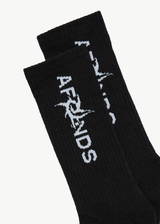 AFENDS Mens Art Two Pack - Socks Two Pack - Black - Afends mens art two pack   socks two pack   black