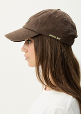 AFENDS Womens Motion - Panelled Cap - Coffee - Afends womens motion   panelled cap   coffee